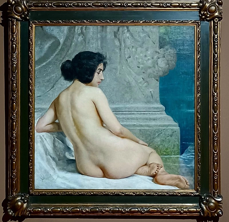 Nudo femminile di spalle - Civiche Raccolte d'Arte di Palazzo Marliani Cicogna, Busto Arsizio, Milano
